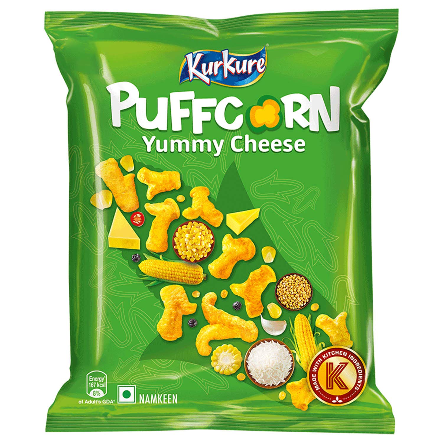 Kurkure Puffcorn Yummy cheese 60g