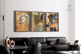 Kurt Schwitters Bauhaus Collage Print Set: Vintage Dadaism Art