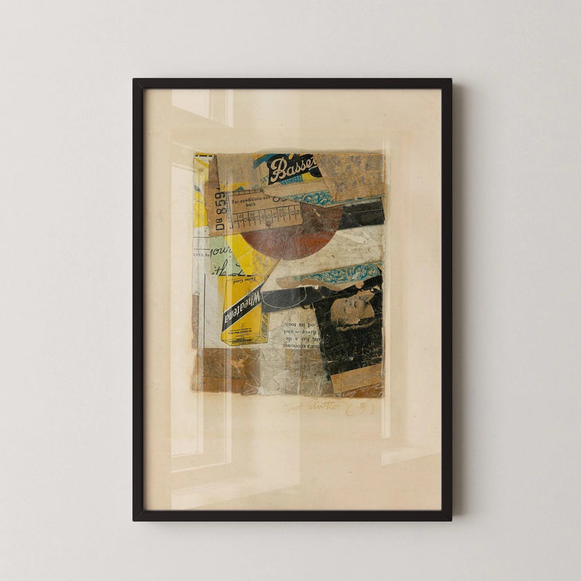 Kurt Schwitters C 31 Giclee Print: Dadaist Collage Art