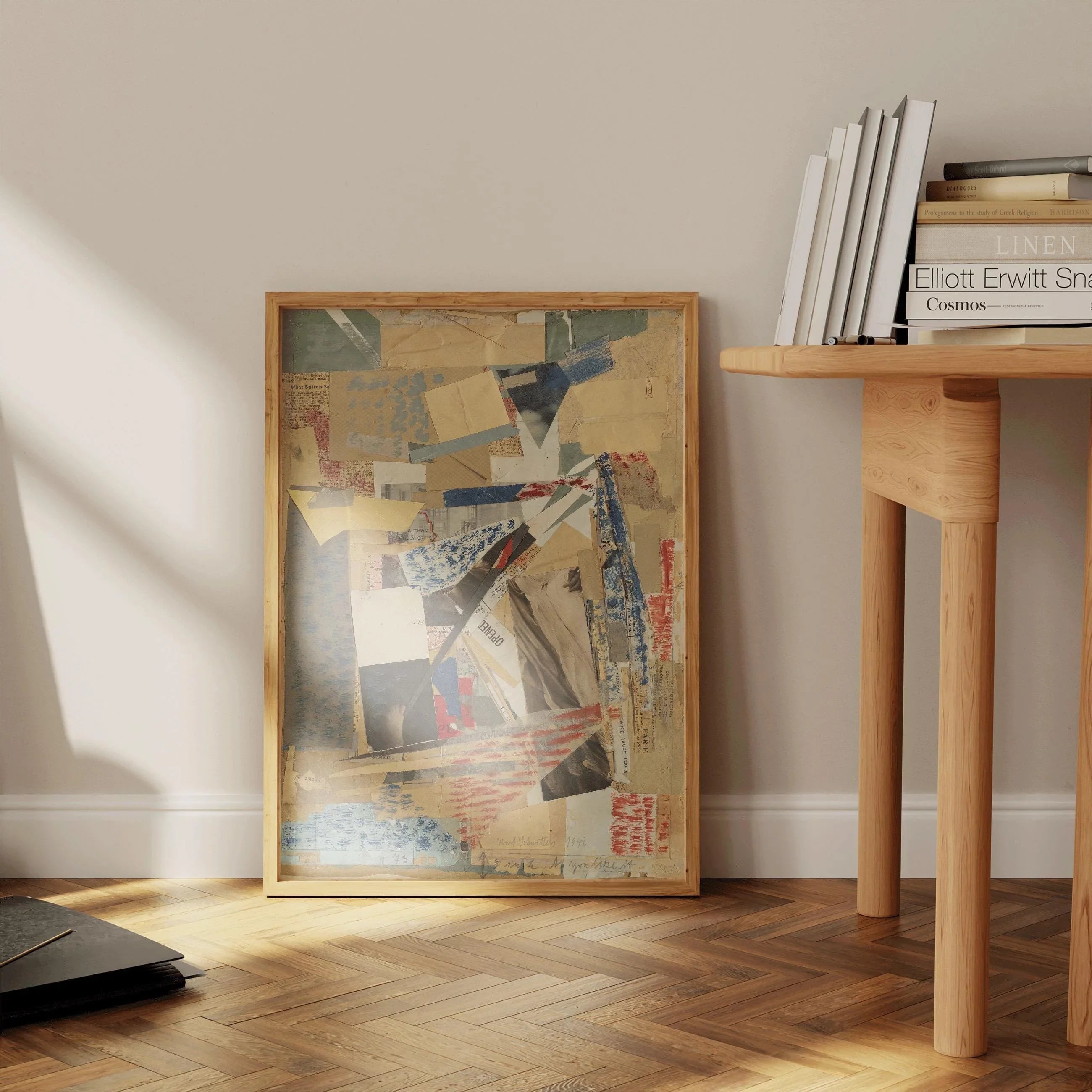 Kurt Schwitters Collage Art Print: Dadaist Constructivist Giclee Print
