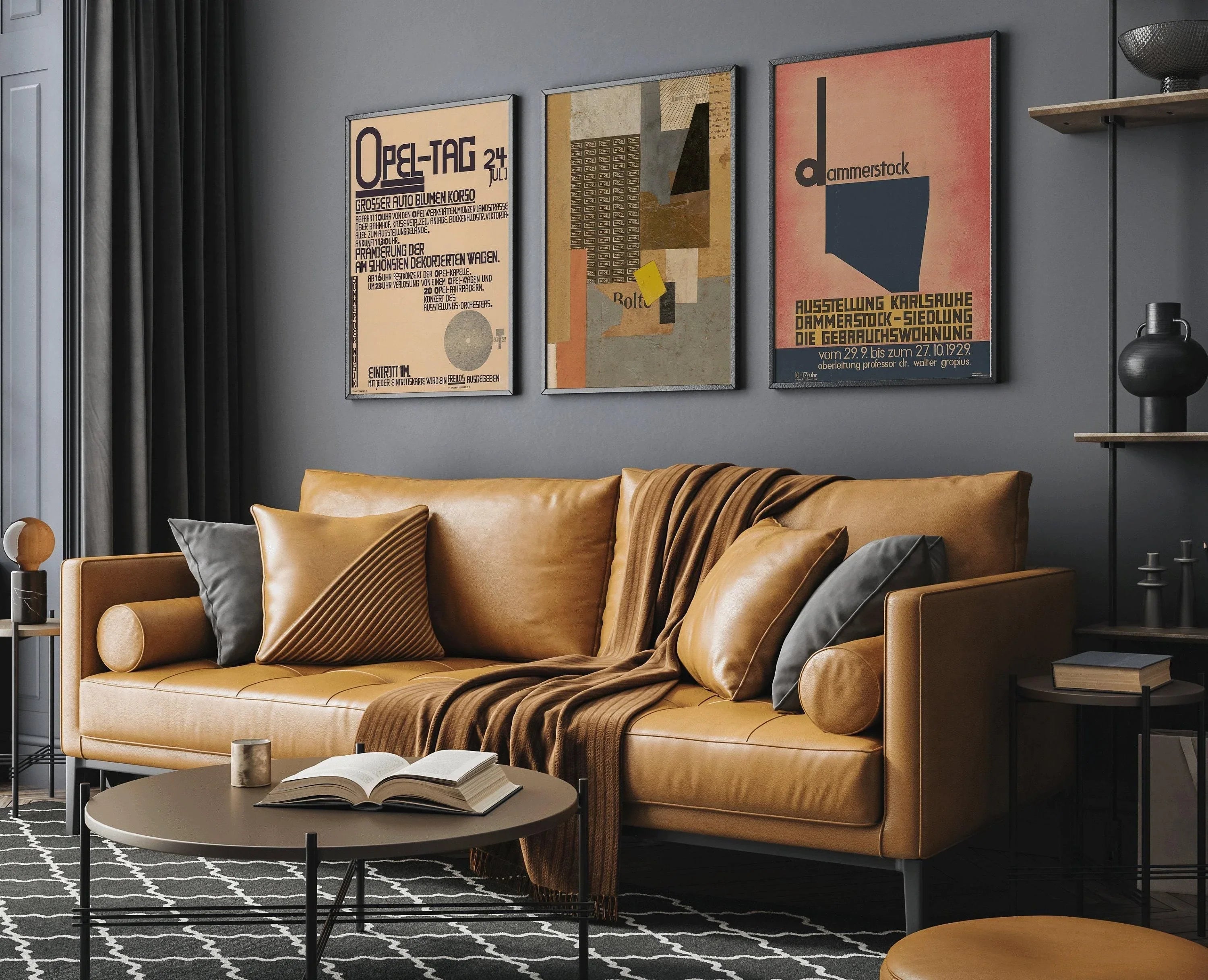 Kurt Schwitters STATEMENT TRIO Bauhaus Style  | | Dadaism Constructivist Collage Art (Available Frame or unframed)