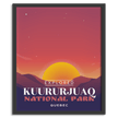 Kuururjuaq National Park 'Explored' Poster, Canada Parks