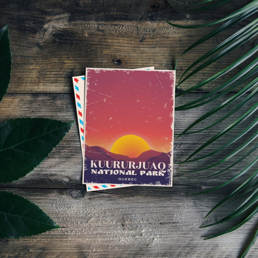 Kuururjuaq Quebec National Park Postcard, Canada Parks