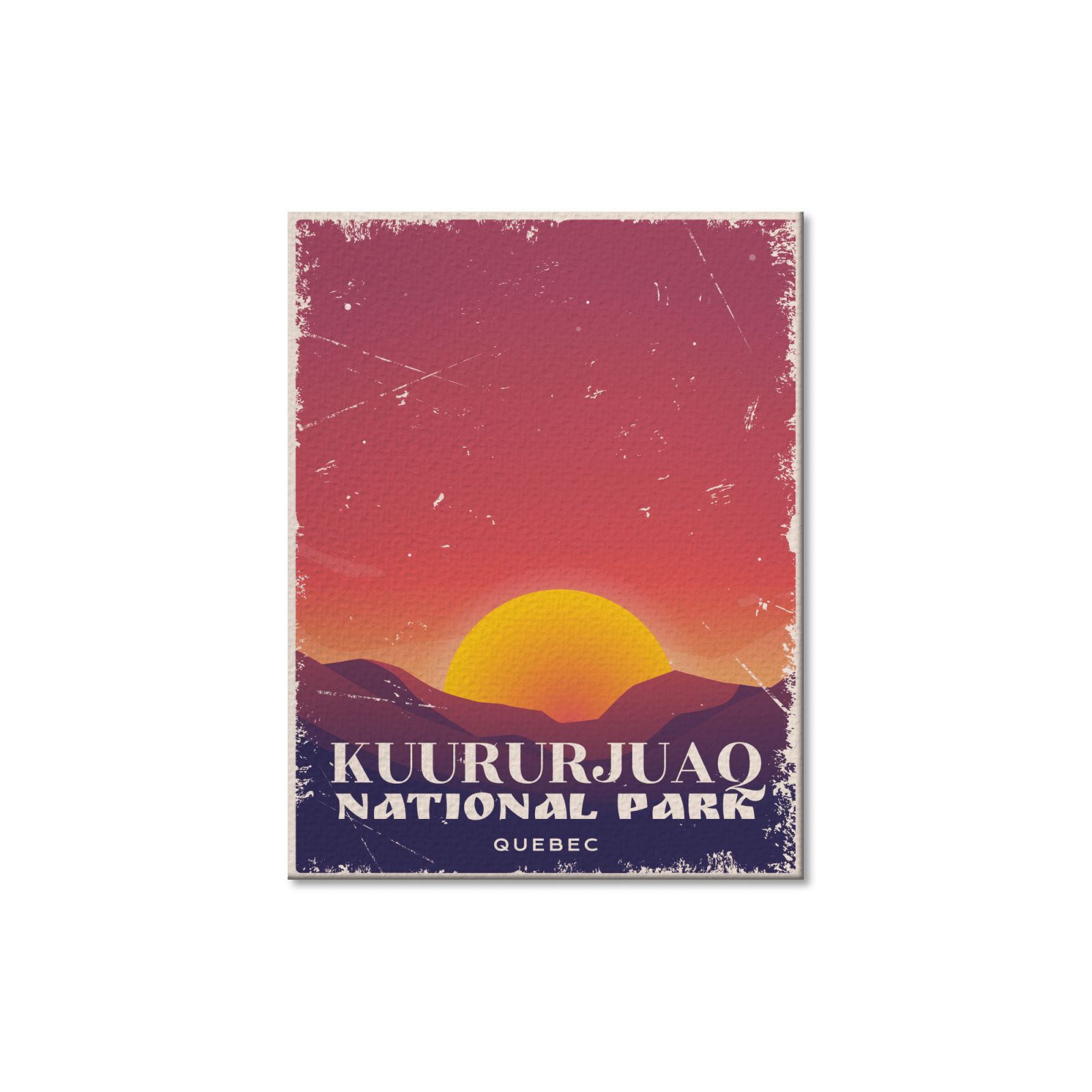Kuururjuaq Quebec National Park Postcard, Canada Parks