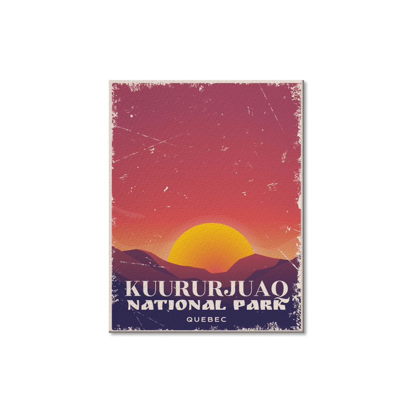 Kuururjuaq Quebec National Park Postcard, Canada Parks