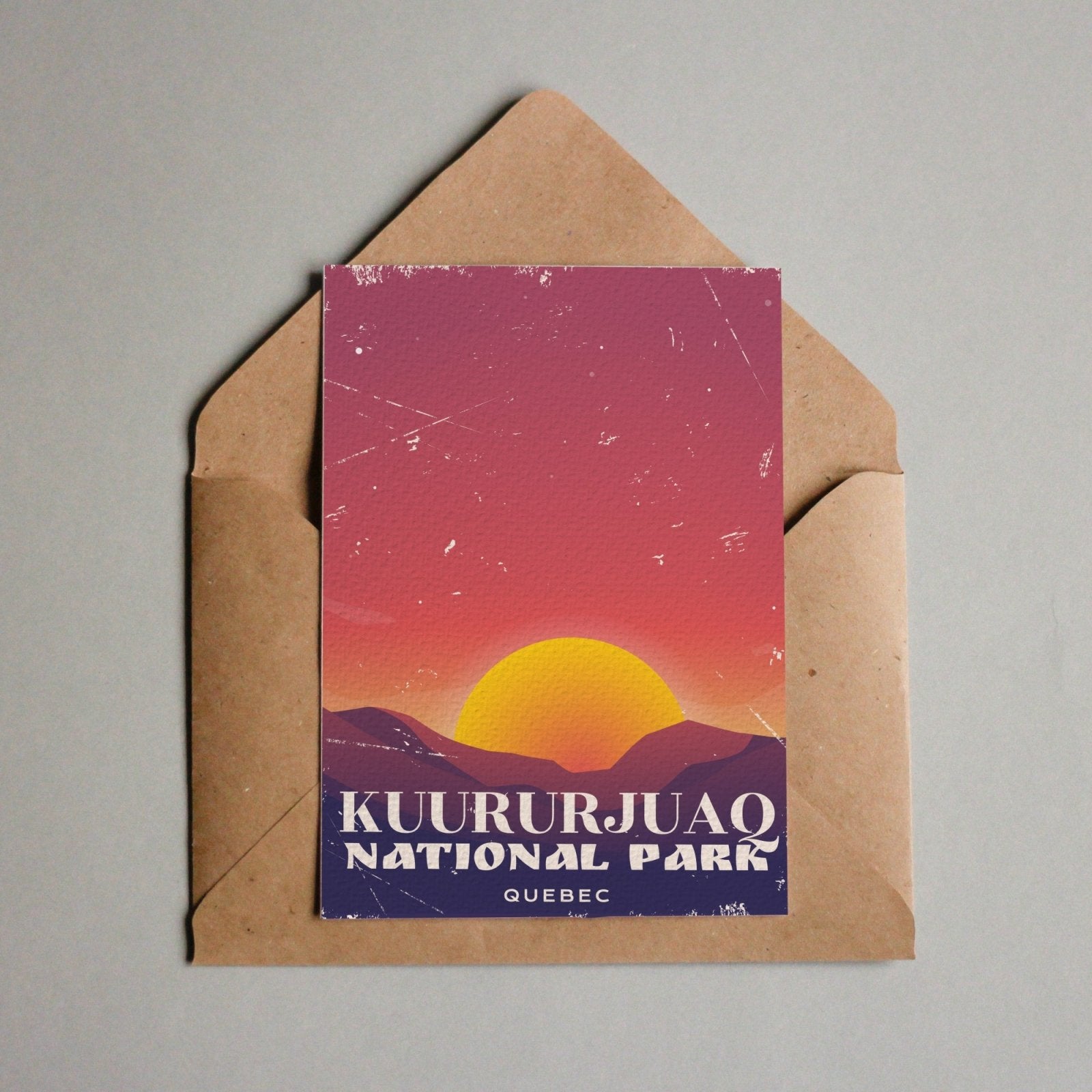 Kuururjuaq Quebec National Park Postcard, Canada Parks