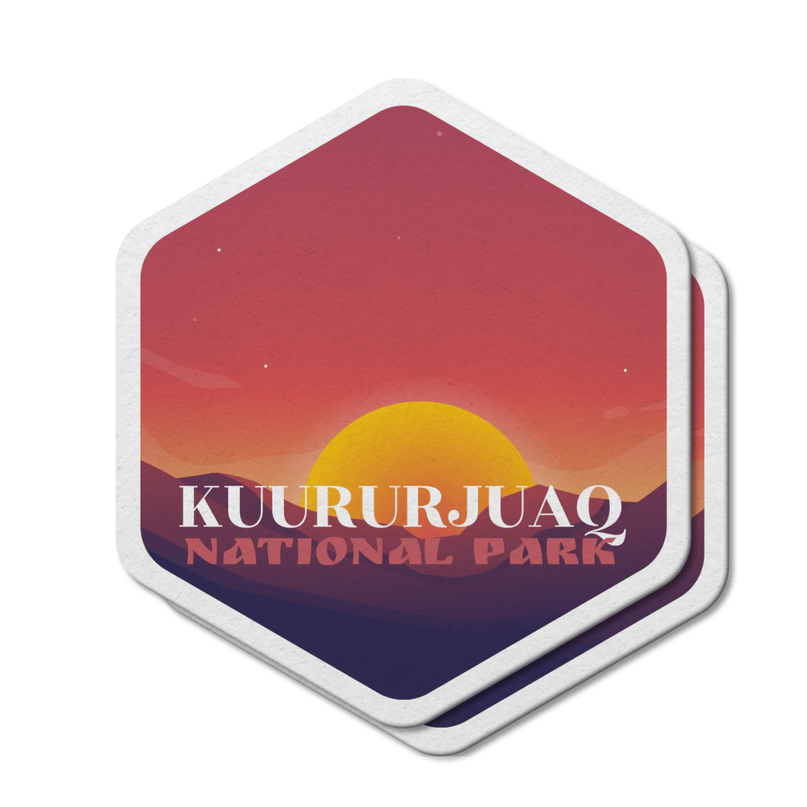 Kuururjuaq Quebec National Park Waterproof Vinyl Sticker, Canada Parks