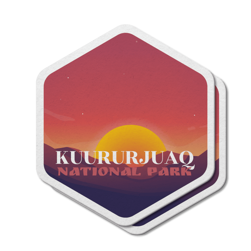 Kuururjuaq Quebec National Park Waterproof Vinyl Sticker, Canada Parks