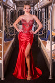 fitted evening gown,