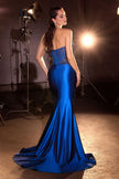 fitted evening gown,