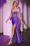 effortless glamour with this fitted gown