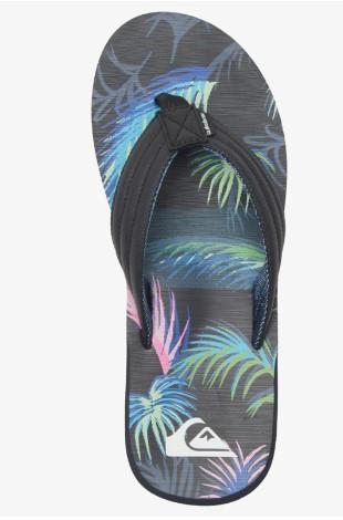 Quiksilver Carver Print - Mens Slide Sandal