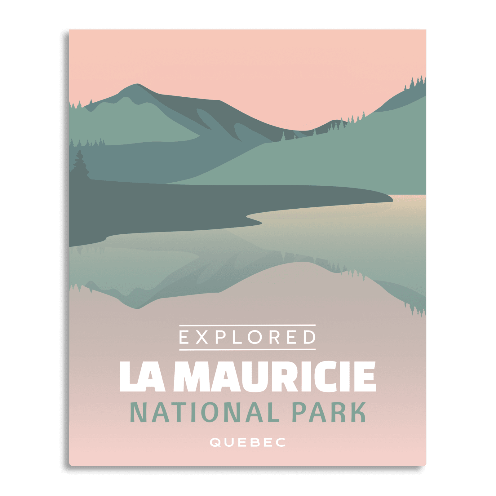 La Mauricie National Park 'Explored' Poster, Canada Parks
