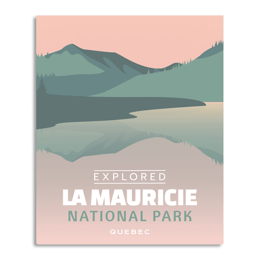 La Mauricie National Park 'Explored' Poster, Canada Parks