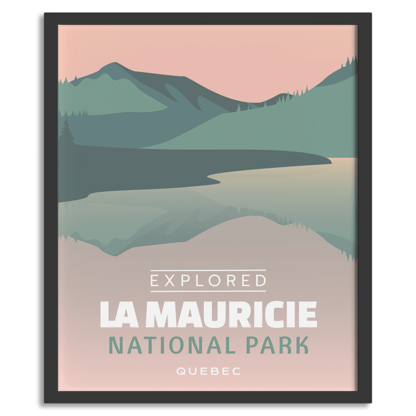 La Mauricie National Park 'Explored' Poster, Canada Parks