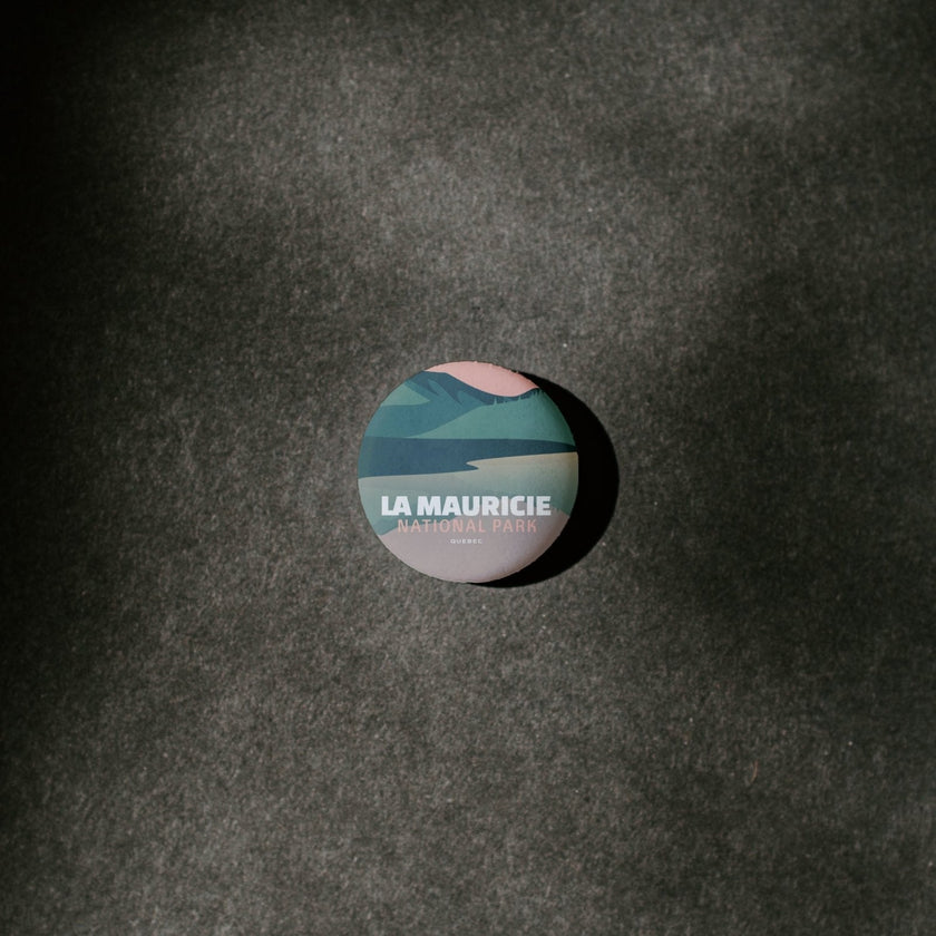 La Mauricie National Park of Canada Pinback Button, Canada Parks