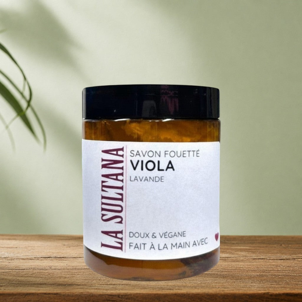 Savon fouetté VIOLA lavande