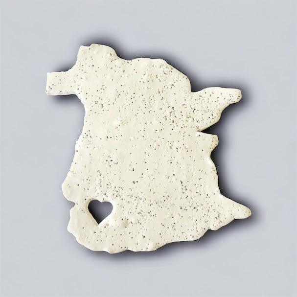 Labrador Fridge Magnet Handmade from Clay & Beach Sand