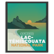 Lac-Temiscouata National Park 'Explored' Poster, Canada Parks