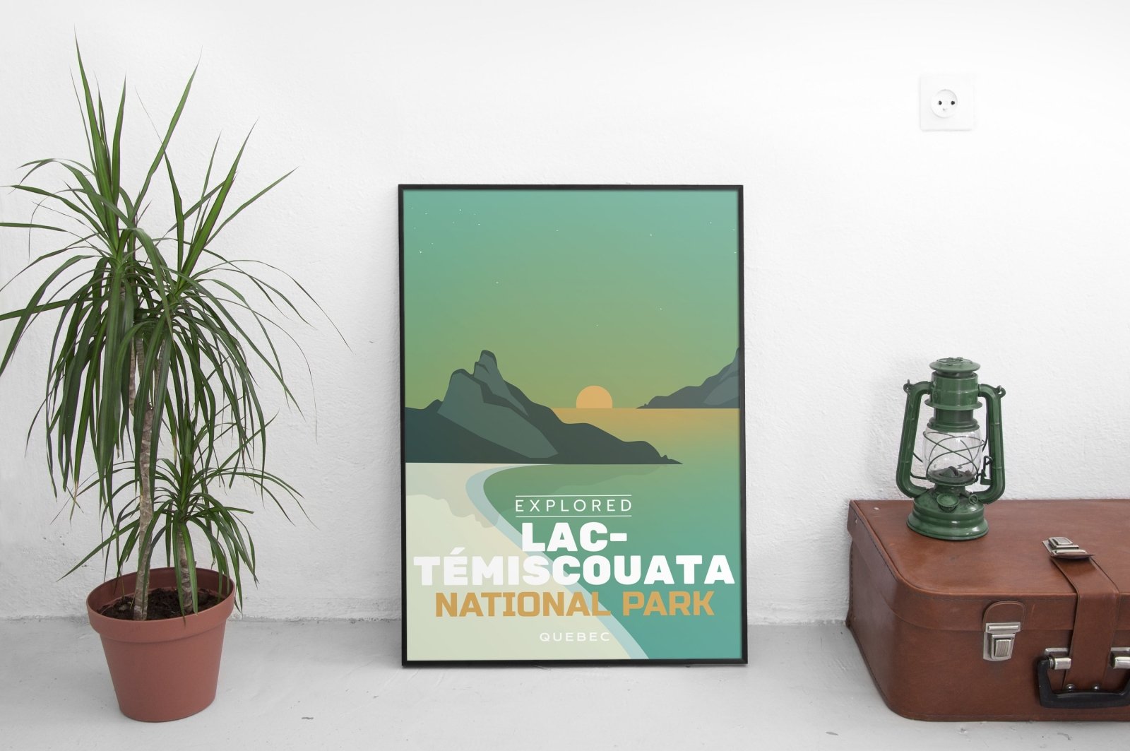 Lac-Temiscouata National Park 'Explored' Poster, Canada Parks