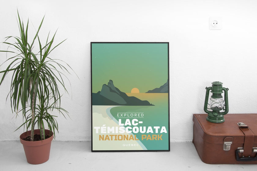 Lac-Temiscouata National Park 'Explored' Poster, Canada Parks