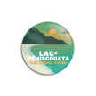 Lac-Témiscouata National Park of Quebec Pinback Button, Canada Parks