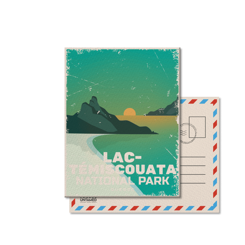 Lac-Temiscouata Quebec National Park Postcard, Canada Parks