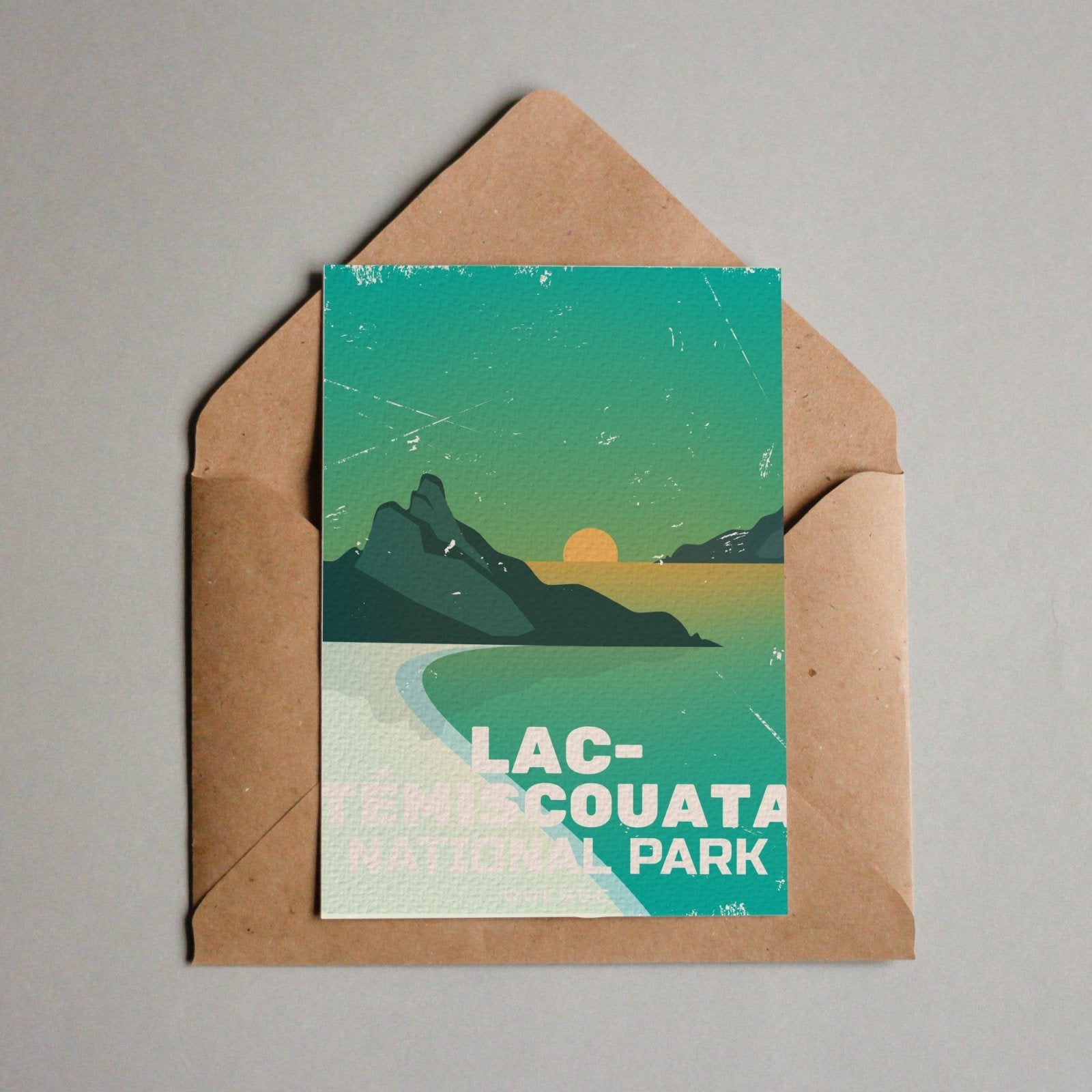 Lac-Temiscouata Quebec National Park Postcard, Canada Parks