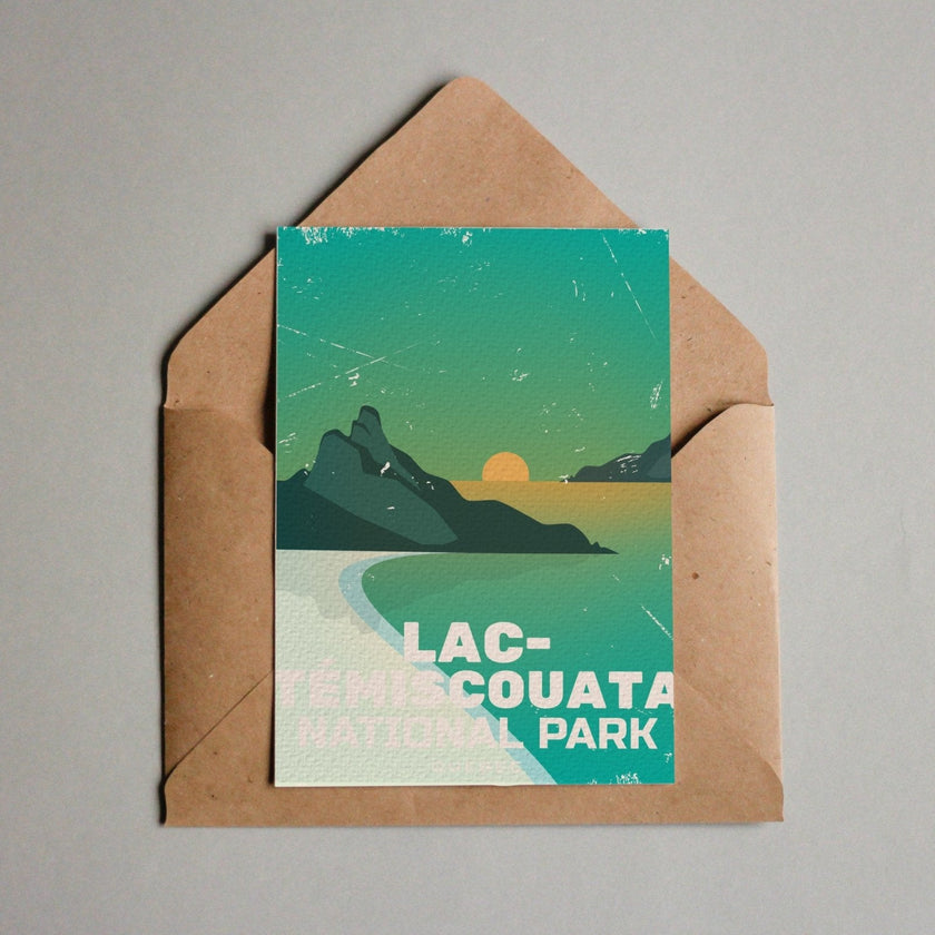 Lac-Temiscouata Quebec National Park Postcard, Canada Parks