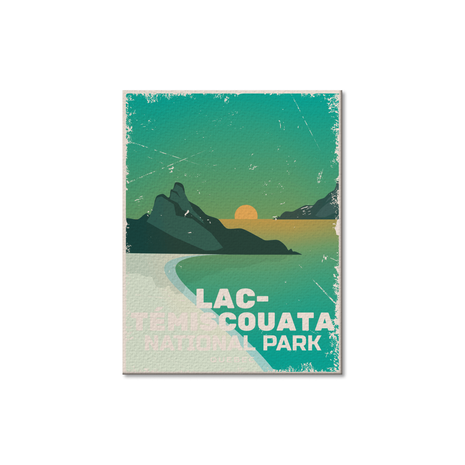 Lac-Temiscouata Quebec National Park Postcard, Canada Parks