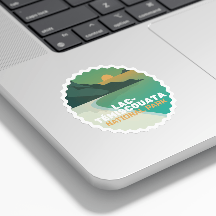 Lac-Témiscouata Quebec National Park Waterproof Vinyl Sticker, Canada Parks