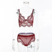 Lace erotic lingerie set