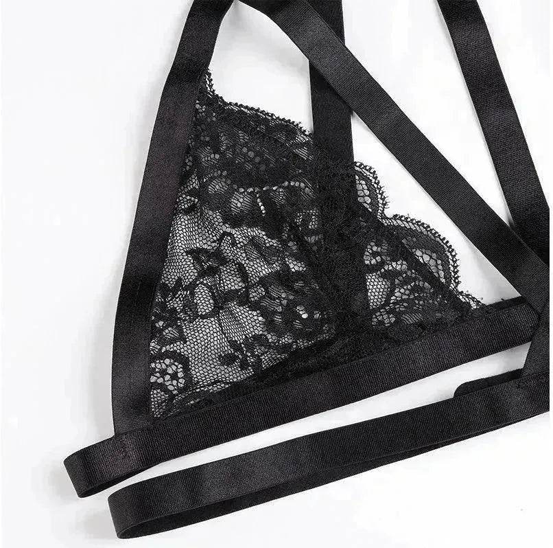 Lace perspective bandage lingerie