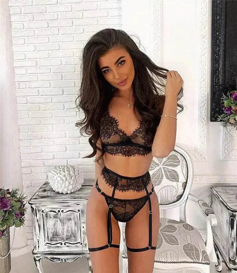 Lace uniform lingerie