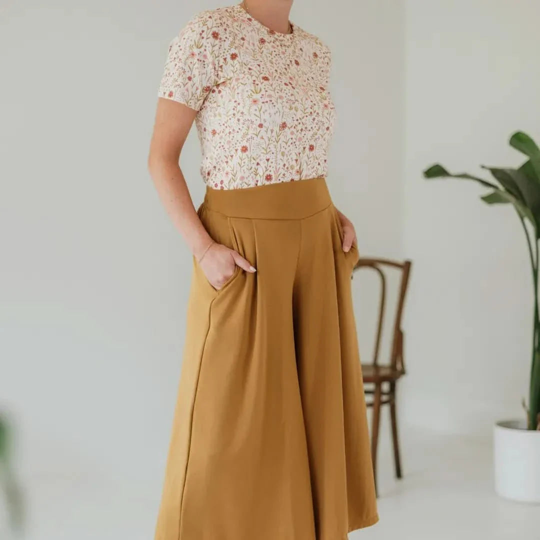 Ladies' Bamboo Allegra Pants | Umber