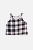 Ladies' Bamboo Cropped Tank | Leaf Green
