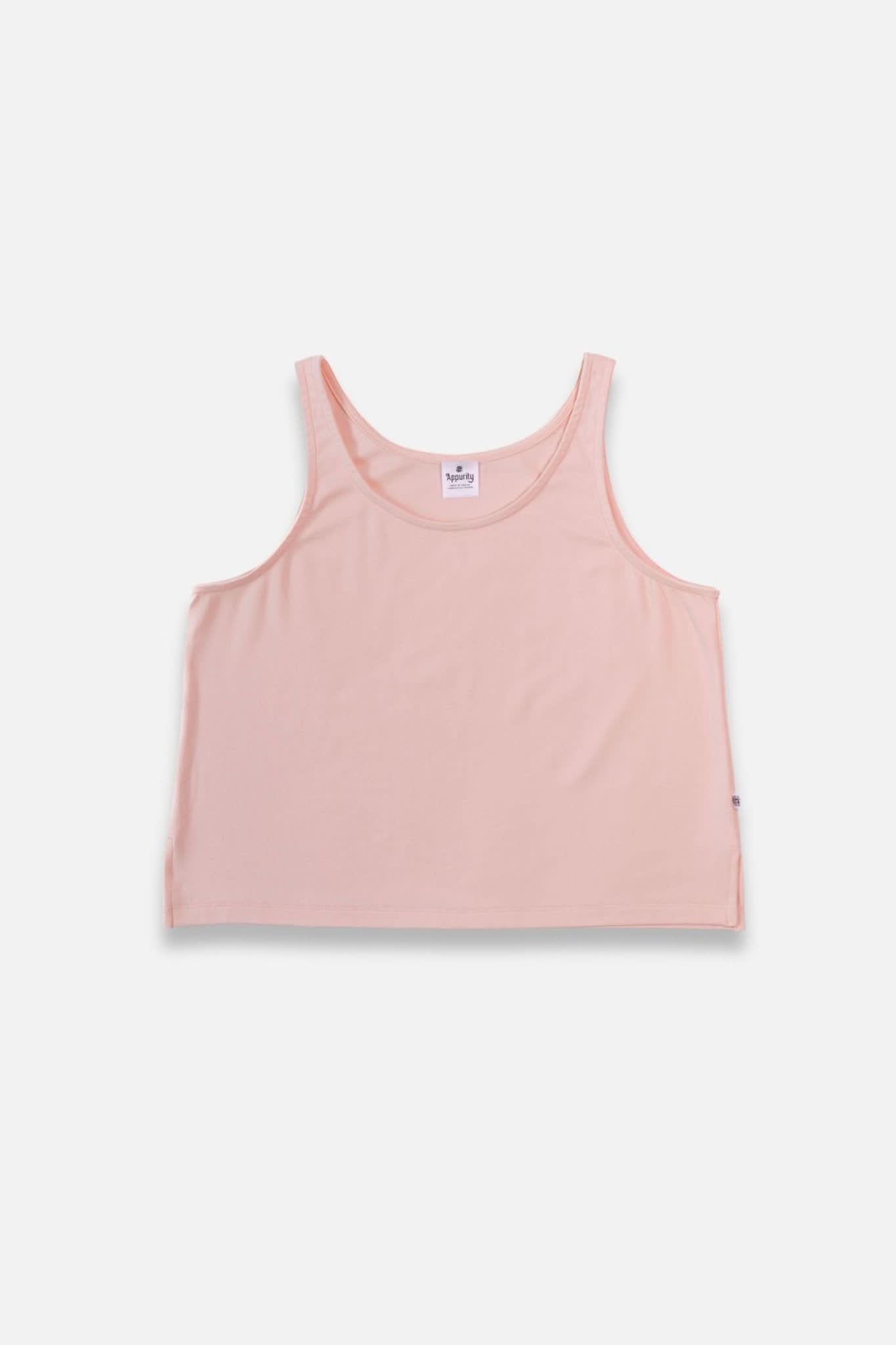 Ladies' Bamboo Cropped Tank | Rosewood