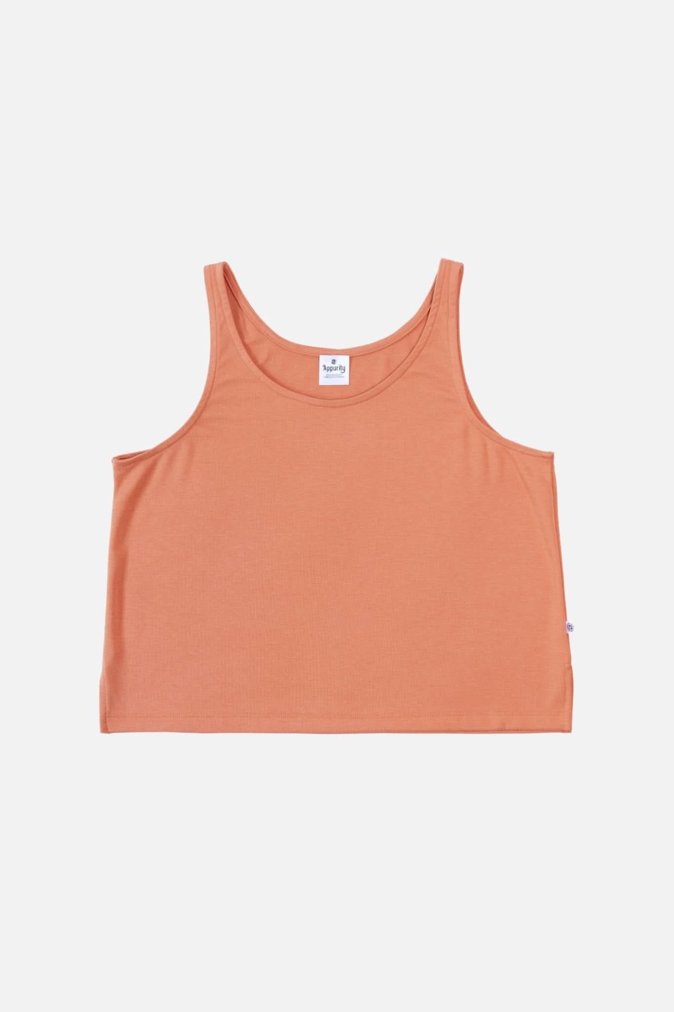 Ladies' Bamboo Cropped Tank | Leaf Green