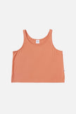 Ladies' Bamboo Cropped Tank | Bison Plaid