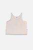 Ladies' Bamboo Cropped Tank | Cream