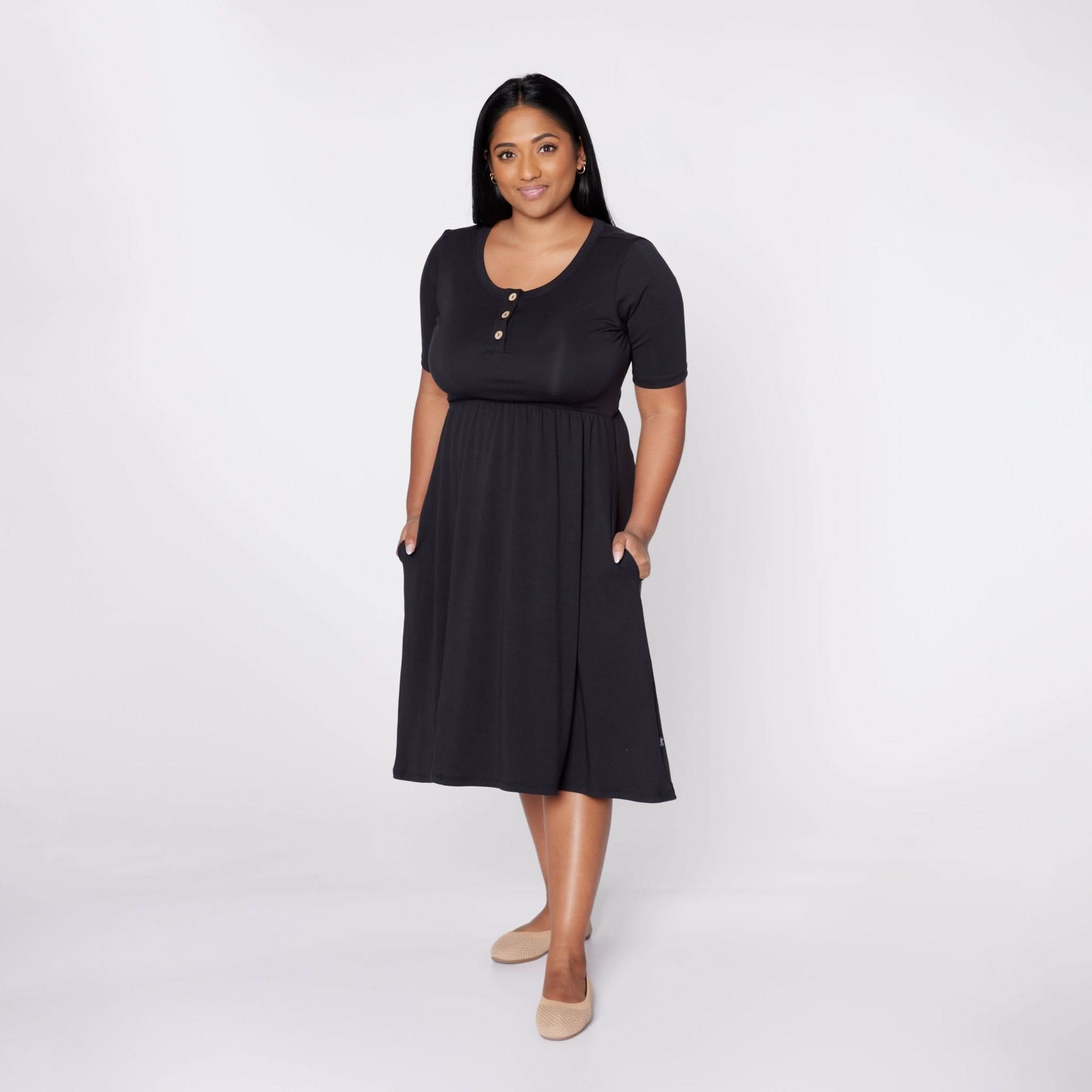 Ladies Bamboo Esme Dress | Seaglass