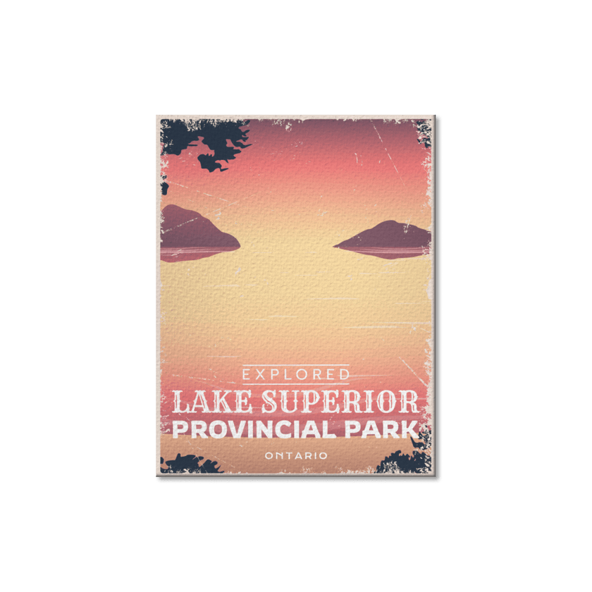 Lake Superior Ontario Provincial Park Postcard, Canada Parks
