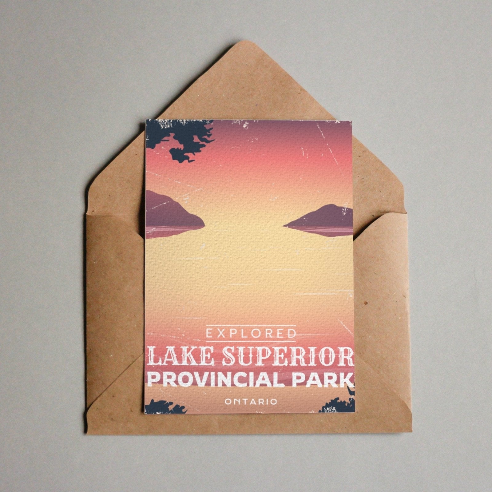 Lake Superior Ontario Provincial Park Postcard, Canada Parks