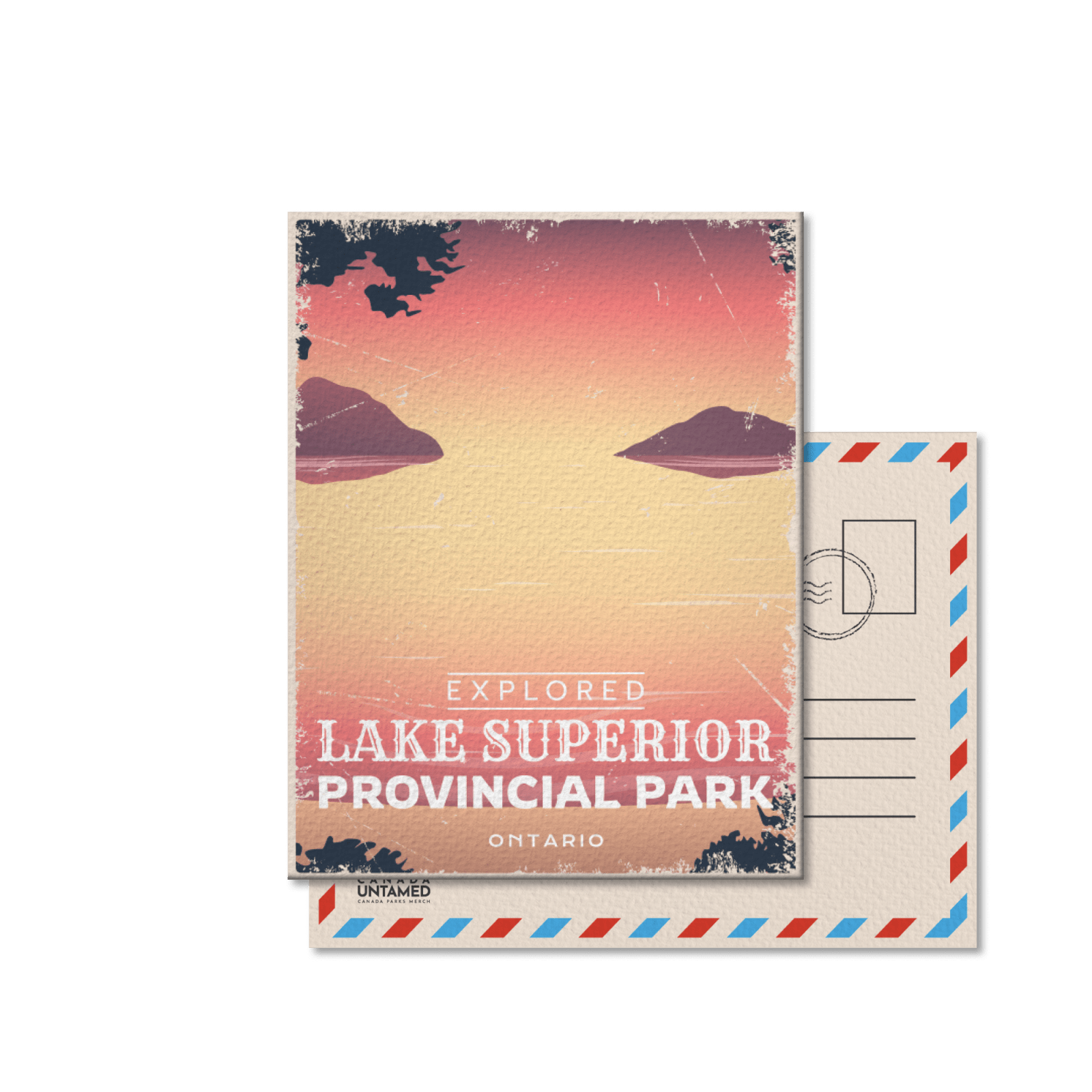 Lake Superior Ontario Provincial Park Postcard, Canada Parks