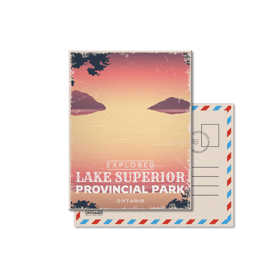 Lake Superior Ontario Provincial Park Postcard, Canada Parks