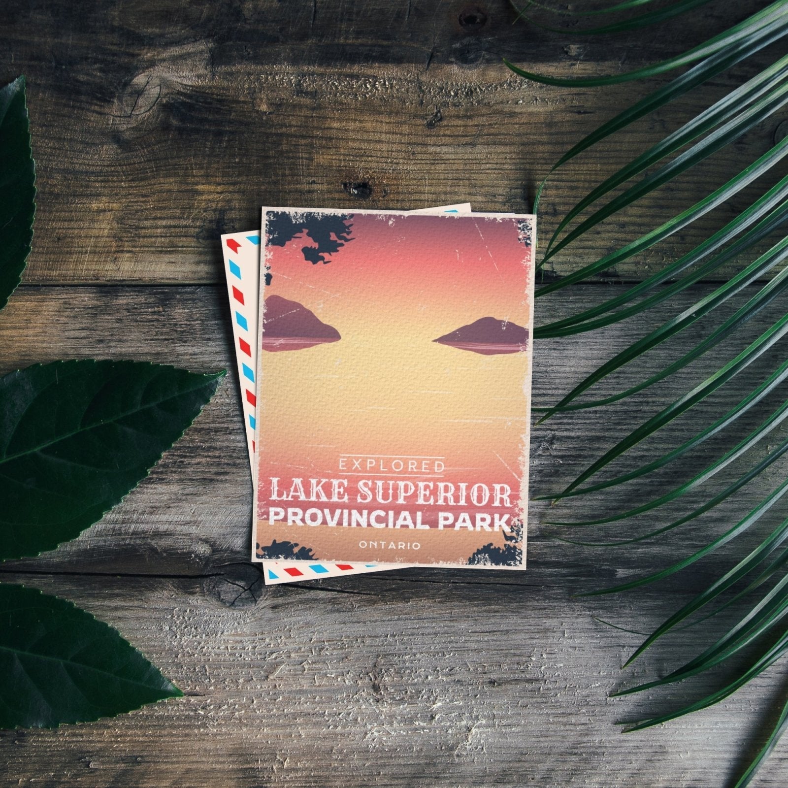 Lake Superior Ontario Provincial Park Postcard, Canada Parks