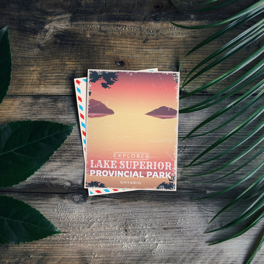 Lake Superior Ontario Provincial Park Postcard, Canada Parks