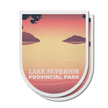 Lake Superior Ontario Provincial Park Waterproof Vinyl Sticker, Canada Parks