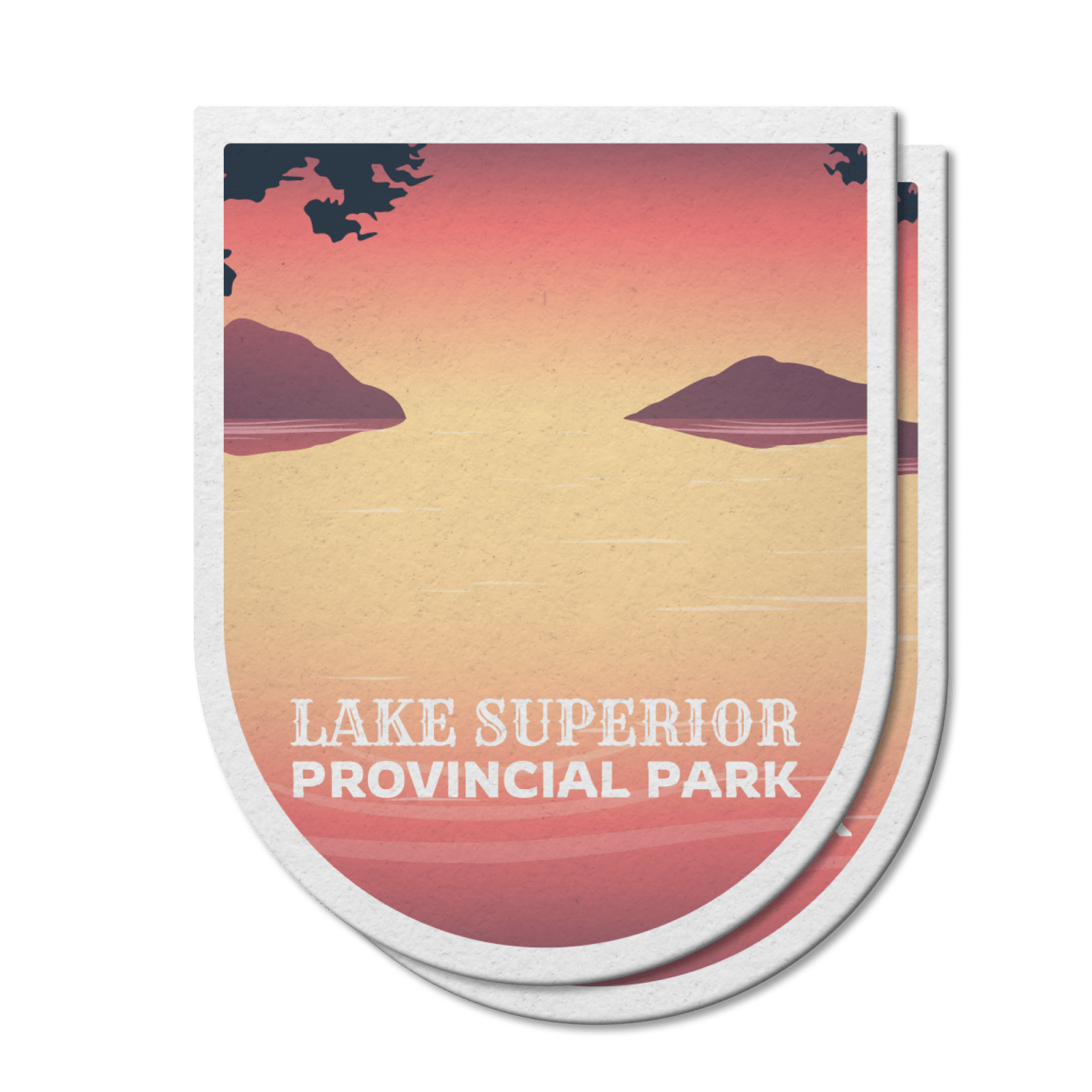 Lake Superior Ontario Provincial Park Waterproof Vinyl Sticker, Canada Parks