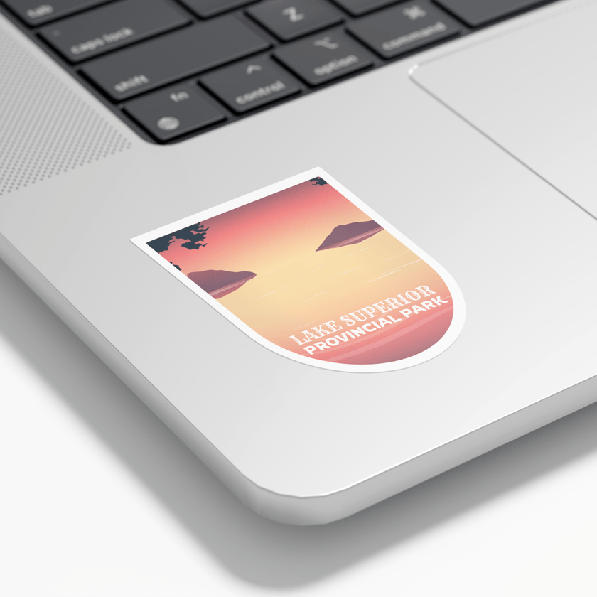 Lake Superior Ontario Provincial Park Waterproof Vinyl Sticker, Canada Parks
